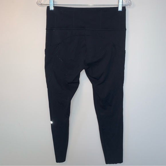 Lululemon Fast & Free 7/8 Tight II *Non-Reflective Nulux 25" Black 8 - Picture 3 of 11